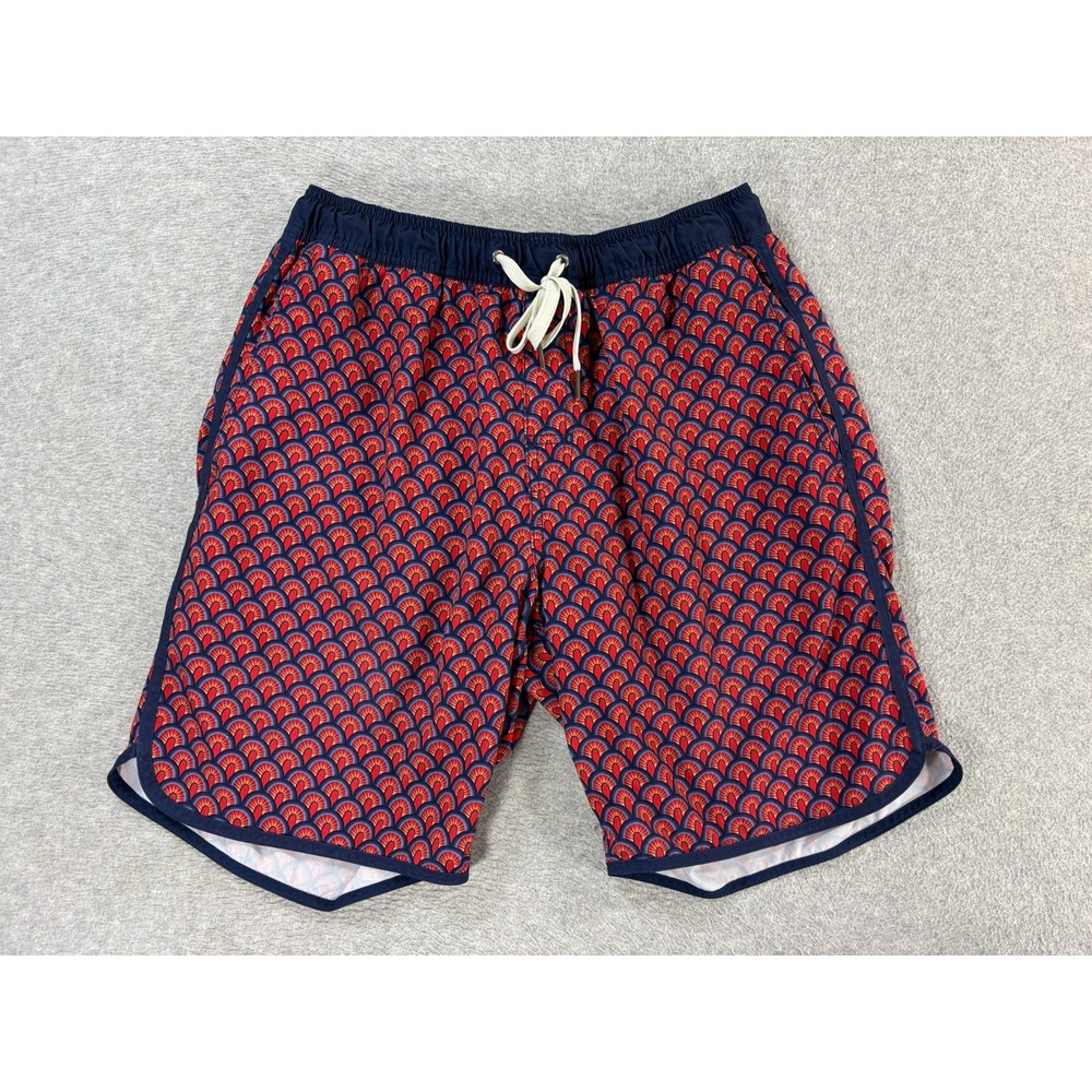 Fair Harbor Compression Lined Athletic Geometric Design Shorts (Men's Medium)